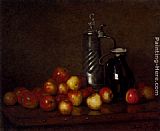 Claude Joseph Bail Apples with a Tankard and Jug painting
